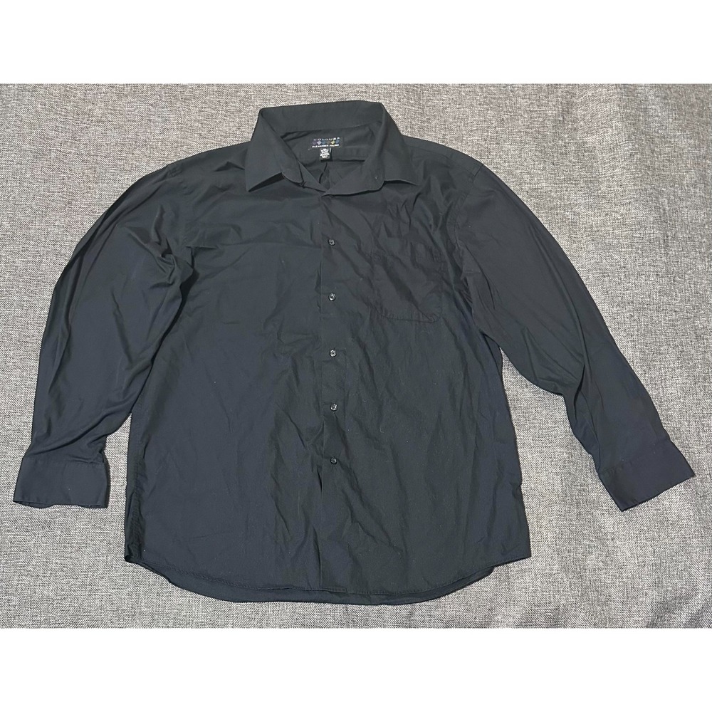 Colours Alexander Julian Men's XL 17-17 1/2‎ 34/35 Black Long Sleeve Shirt